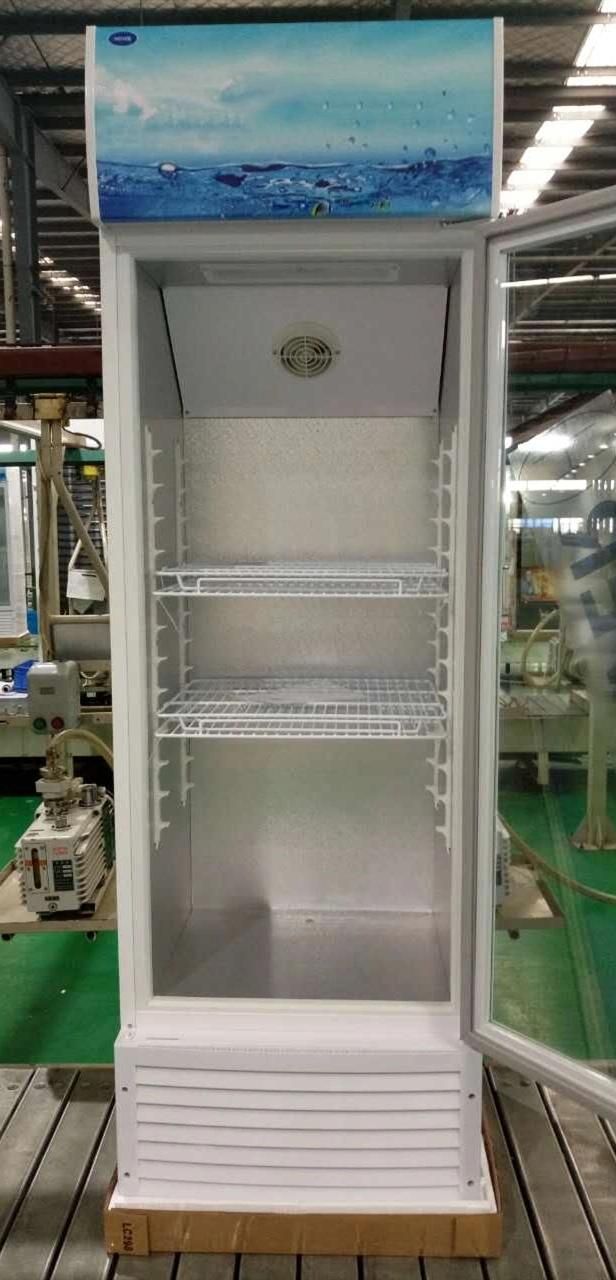 Commercial Bottle Cooler Glass Chiller Cabinet Showcase for Bar