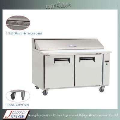 Commercial Counter Top Refrigerated Salad Bar / Pre Table Refrigerated Counter in Australia