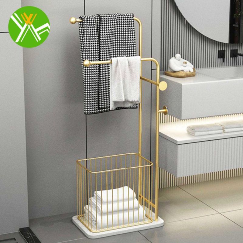 Multifunctional Metal Bathroom Towel Rack Luxury Metal Bathroom Towel Rack for Bathroom Decoration