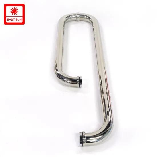 Stainless Steel Pull Handle Bathroom Glass Door Hardware Accessories Shower Door Handle (pH-049)