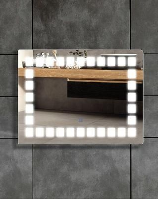 CE Approved Wall Mounted Rectangle Bathroom Glass Mirror