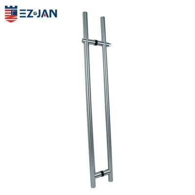 Stainless Steel Polished Double Side Tempered Glass Door Pull Handles