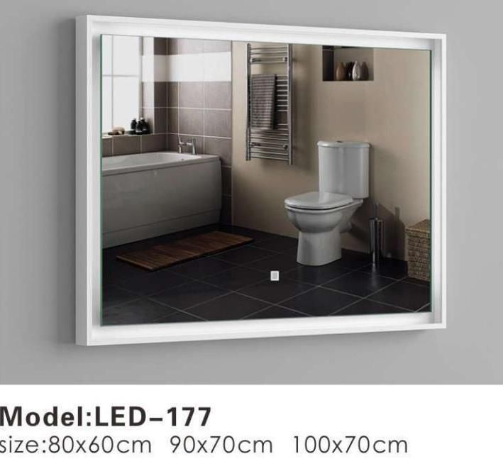 CE Certificate LED Touch Smart Wall Bathroom Vanity Glass Mirror