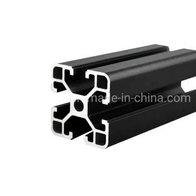 6061 6063 Industrial T Slot Extrusion Rail Anodized Aluminum Profile