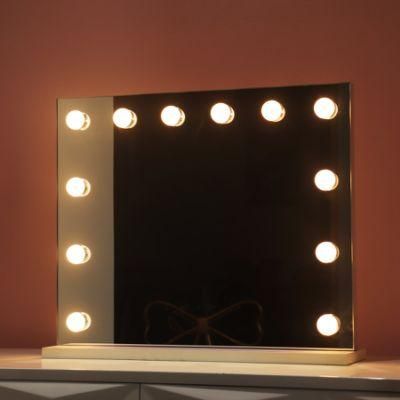 Amazon Hot-Sale Hollywood 12 LED Lights Bulbs Vanity Makeup Mirror