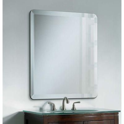 3-6mm Frameless Polished Edge Decorative Wholesale Bath Mirror