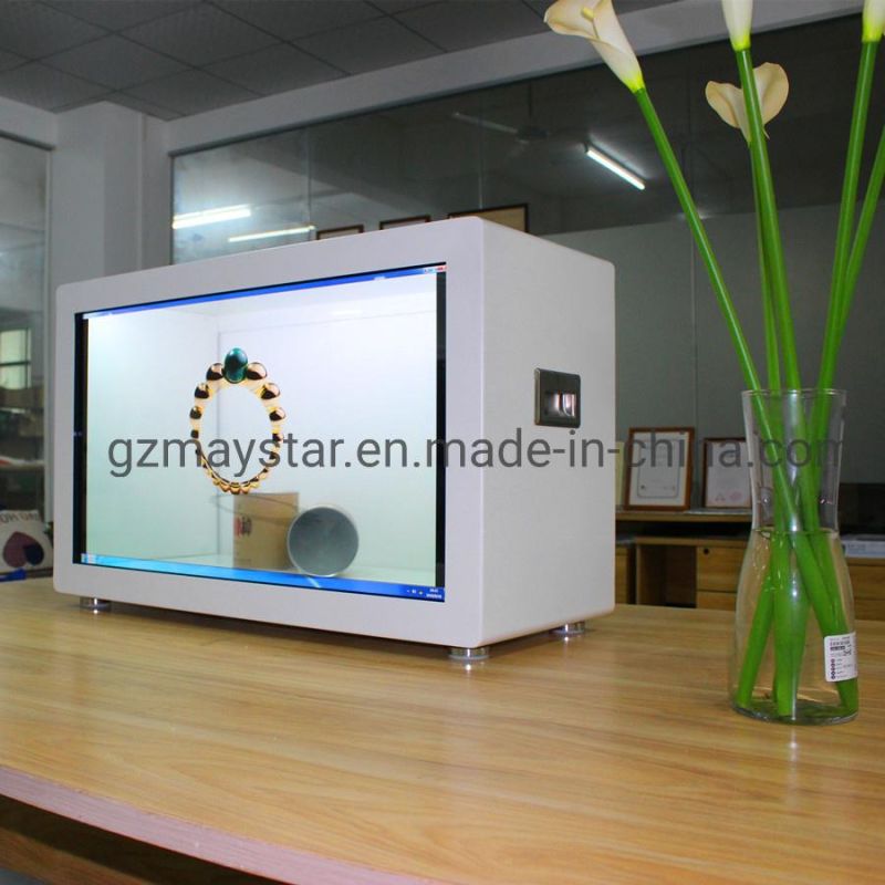 15"~100" Translucent Transparent Glass LCD Touch Screen Computer Digital Display Screen Showcase for Sale