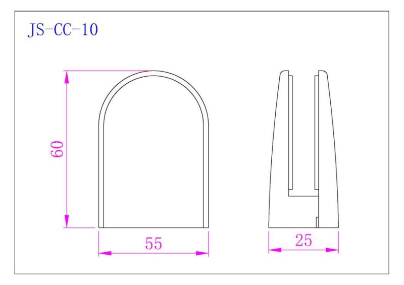 Half Round Shower Clamp Bathroom Accessories Bathroom Connector