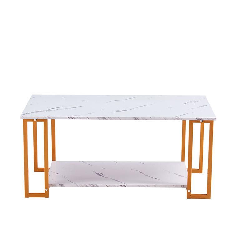 Hot Sale High Quality of Glass Marble Cheap Modern Dining Table Marble Dining Table Sets MDF Top Dining Table