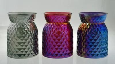 Spacial Shaped Glass Candle Holder in Different Color