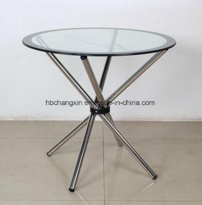 Simple Cheap Glass Top Dining Table