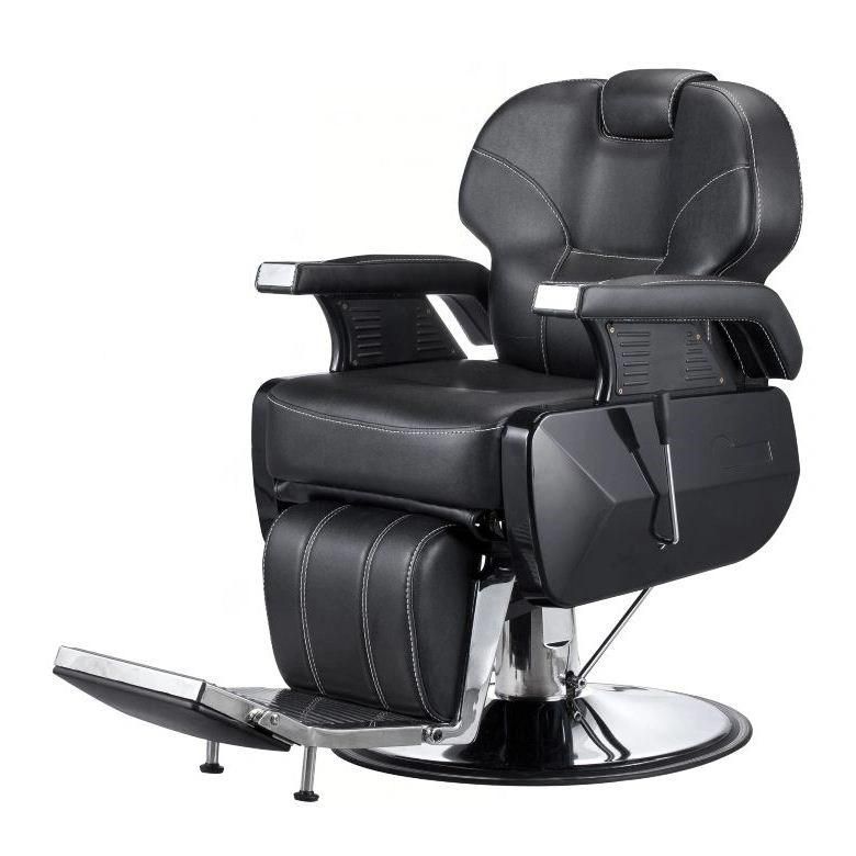 Hl-9299 Salon Barber Chair for Man or Woman with Stainless Steel Armrest and Aluminum Pedal