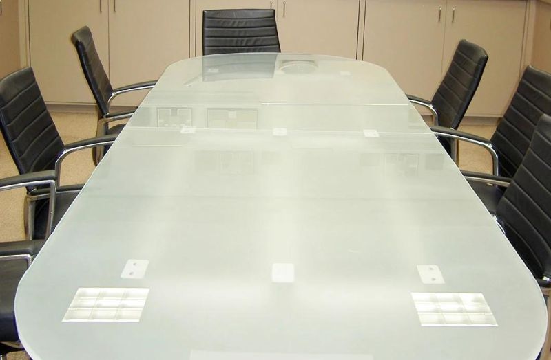 Glass Table Price, 10mm Acid Etched Glass Top