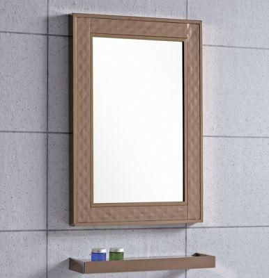 Home Decor Wall Mount Anti Rust Stainless Steel Frame Bathroom Mirror