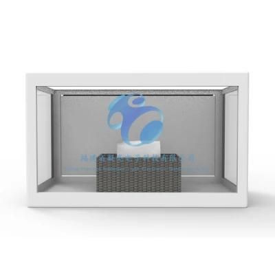 Transparent LCD Screen Display Showcase for Sale Glass Display Counter