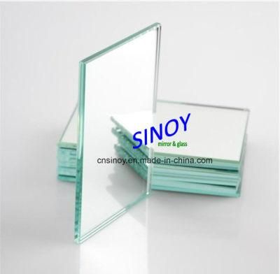 1.1mm - 6mm Thick Clear Silver Mirror Glass, Double Coated with Italy Fenzi Paints, for Interior Applications