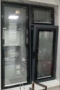 Magnetic Slider Operated Integral Blinds for Double Glass Windows