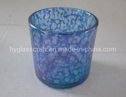 2020 Marble Color Glass Candle Holder