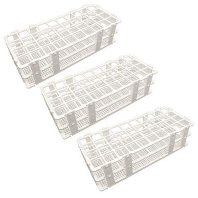 Lab Snap-Together 20-21mm Glass Plastic Test Tube Racks with 40 Wells