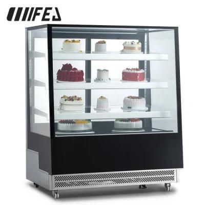 Showcase Commercial Vertical Glass Door Bakery Display Case Equipment Showcase for Pastry Refrigerator FT-400L