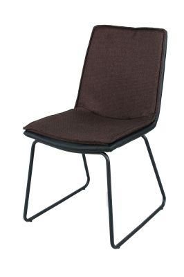 Modern Home Dining Room Kitchen Furniture Metal Fabric Dining Chair for Oudoor