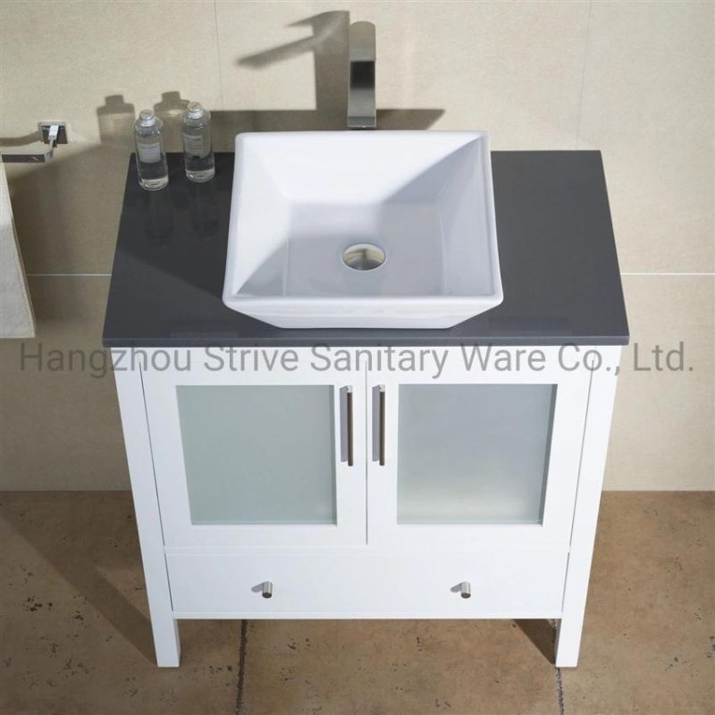 Home Bathroom Furniture Glass Door Cabinet Modern Bathroom Vanity Cabinet