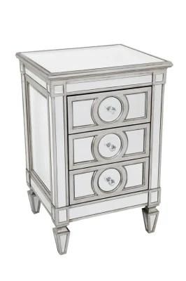 Factory Price Wholesale Durable and Convenient Mirrored Drawers Chest