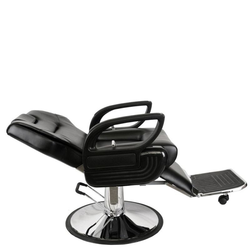 Hl-6085D Salon Barber Chair for Man or Woman with Stainless Steel Armrest and Aluminum Pedal