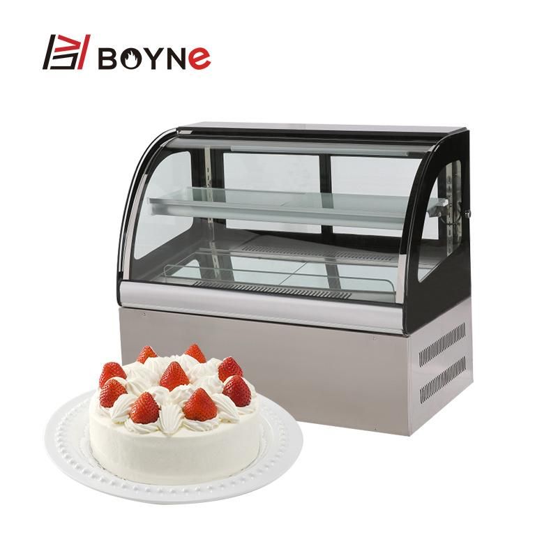 Commercial Table Top Fan Cooling Cake Chiller Display Showcase