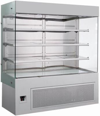 Commercial Multideck Open Cooler Fruit and Drinking Showcase Drinking Center Cabinet