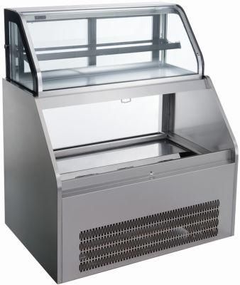 Stainless Steel Refrigerated Bakery Showcase, Cake Display Fridge