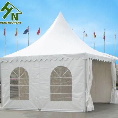 5X5m Aluminum PVC Events Marquee Gazebo Pagoda Tent