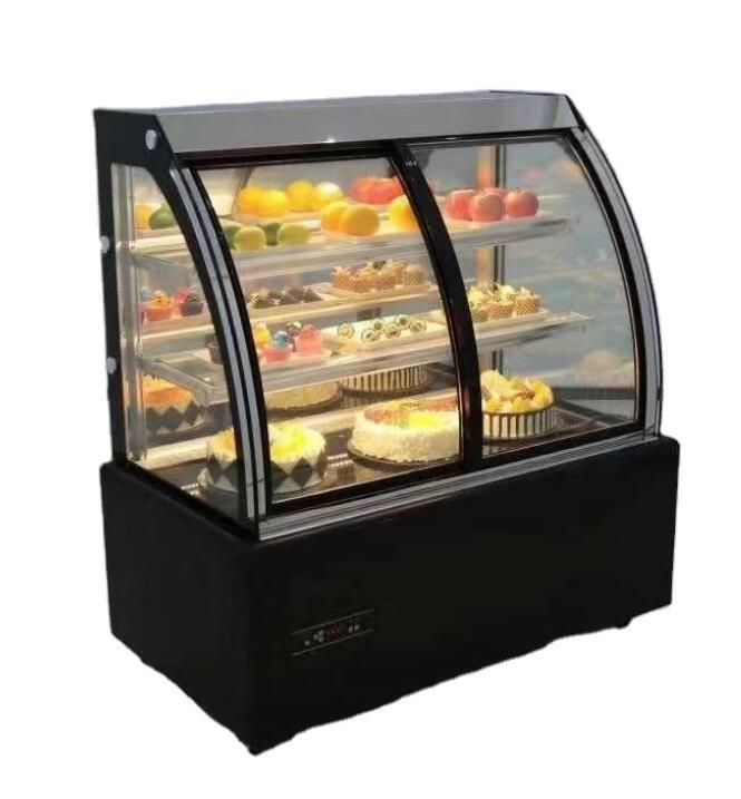 Glass Desk Top Warm Display Showcase Heated Display Cabinet/Heating Glass Display Cabinet Warmer Showcase