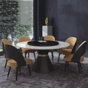 High Quality 6 Seaters Dining Room Furniture Wood Leg Dining Table