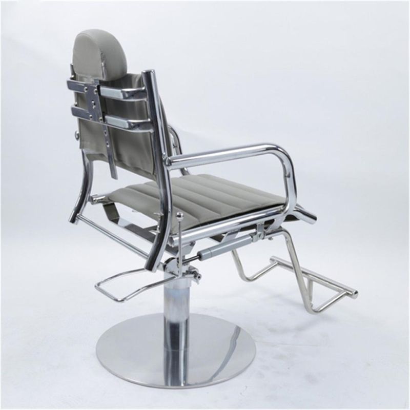 Hl-1160 Salon Barber Chair for Man or Woman with Stainless Steel Armrest and Aluminum Pedal