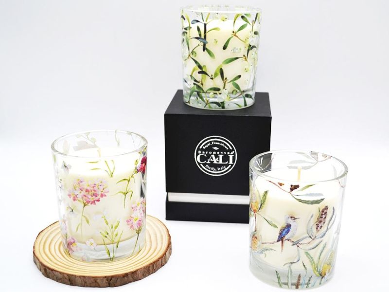 Wholesale 4 Oz 8oz 10oz 12oz Candle Glass Jars Amber Glass Candle Holder