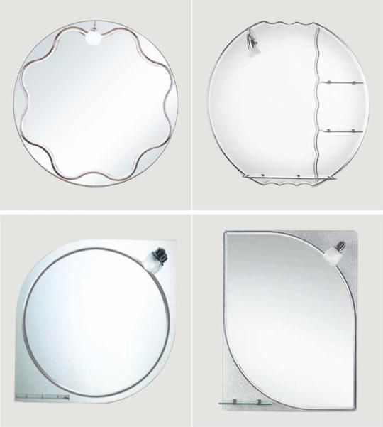 Modern Decoration Furniture Sliver Bathroom Mirror with Light