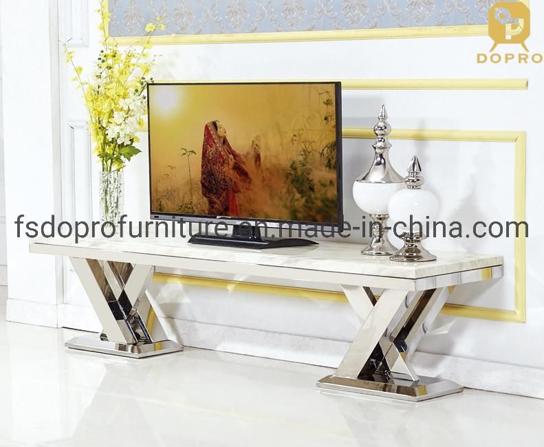 Modern New Hotel Furniture Stainless Steel Dining Table and Chair Sets -D21