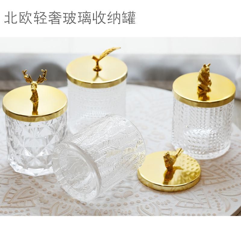 Wholesale Luxury Empty Glass Candle Jars, Glass Candle Container, Glass Candle Stick for Aromatherapy Oil, Candle Making