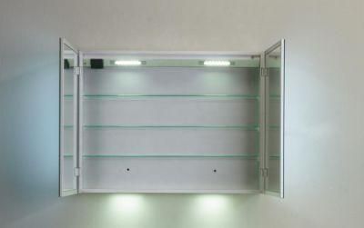 Furniture Medecine Cabinet Bathroom Mirror with Adjusted Shelf Soft Closed Hinge