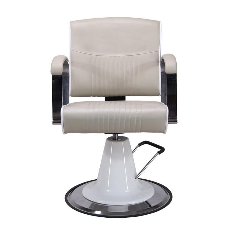 Hl-7268 Salon Barber Chair for Man or Woman with Stainless Steel Armrest and Aluminum Pedal