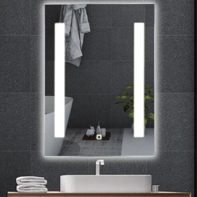 Beautiful Decor Bathroom LED Mirror with White Light Illuminated Sensor Demister Pad
