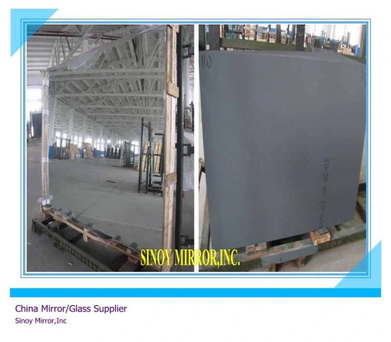 Standard Size Transparent Mirror Glass, Clear Glass Mirror Made of Flat Shape Clear Glass