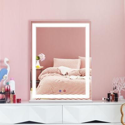 Hard Plastic Frame Full-Sealed IP65 Table&Wall Makeup Dressing Mirror