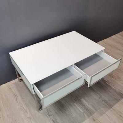 Low Price Durable Mirrored Glass Coffee Table Made in China