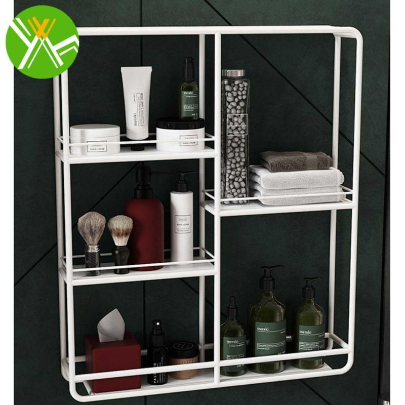 Retro Bathroom Space Saver Rack Simple Luxury Storage Rack Bathroom for Bathroom Decoration