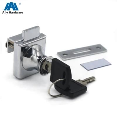 Security Swing Cabinet Zinc Alloy Single Glass Door Lock