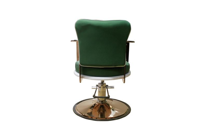Hl-7256 Salon Barber Chair for Man or Woman with Stainless Steel Armrest and Aluminum Pedal