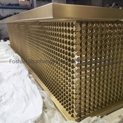 Customized Stainless Steel Tables for Hotel and Restaurant Luxury Metal Table Base