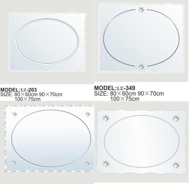 Fashion Waterproof Decoration Cosmetic Wall Bathroom Mirror